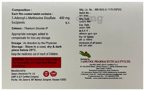Asmymax 400mg Tablet image Asmymax 400mg Tablet image