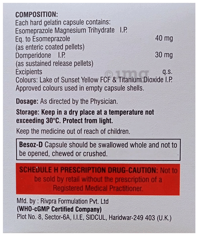 Besoz-D Capsule SR image Besoz-D Capsule SR image