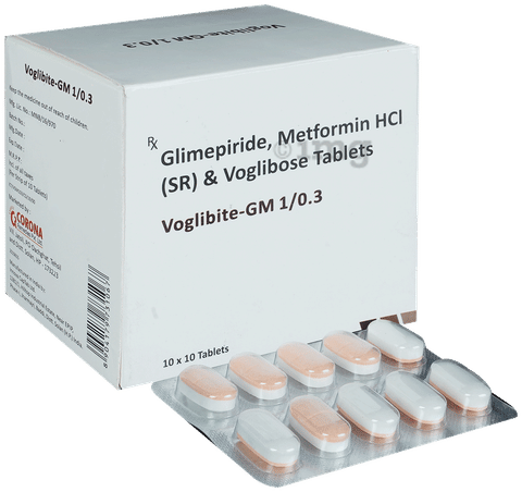 Voglibite-GM 1/0.3 Tablet SR image
