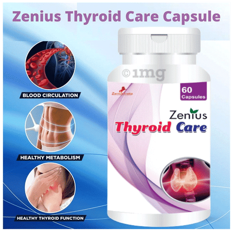 Zenius Thyroid Care Capsule image Zenius Thyroid Care Capsule image