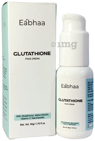 Eabhaa Glutathione Face Cream: Buy pump bottle of 50.0 gm Cream at best  price in India