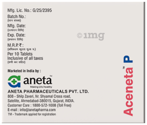 Aceneta P Tablet image