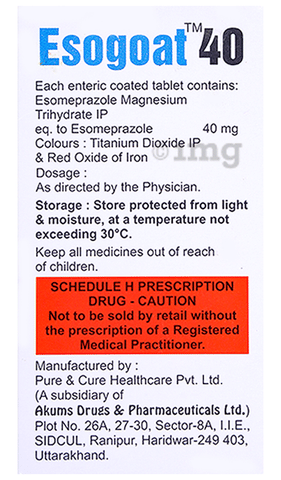 Esogoat 40 Tablet image