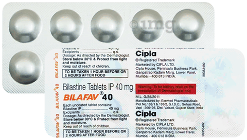 Bilafav 40mg Tablet image