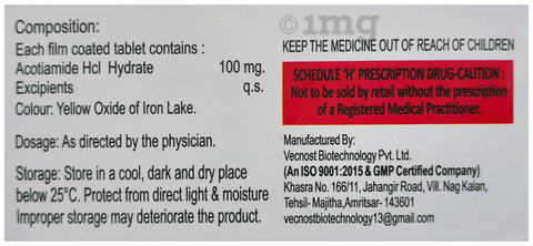 Actamove 100 Tablet image