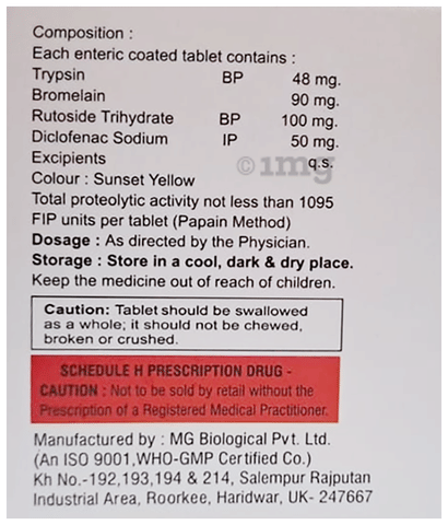 Chymodic Tablet image