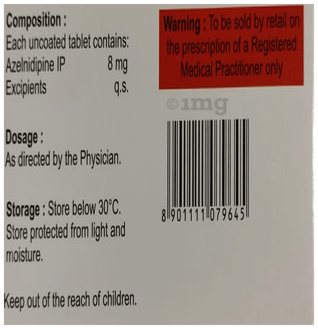 Azusa 8mg Tablet image Azusa 8mg Tablet image