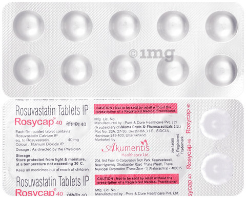 Rosycap 40 Tablet image Rosycap 40 Tablet image