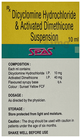 Spas 10 mg/40 mg Drop image