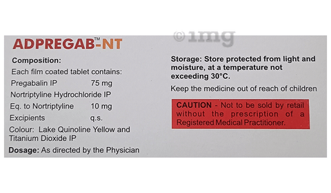 ऐड्प्रेगैब-एनटी टैबलेट image
