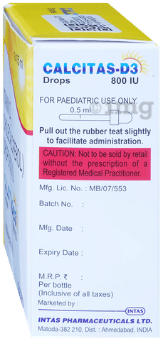 Calcitas D3 Oral Drops image Calcitas D3 Oral Drops image