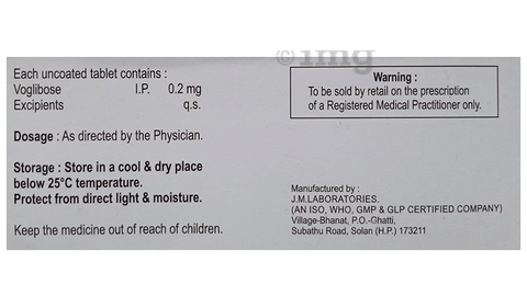 Voglizox 0.2 Tablet image Voglizox 0.2 Tablet image