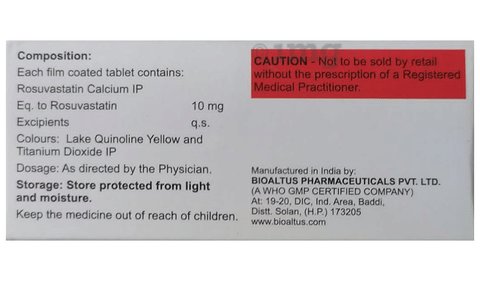 Rosufy 10 Tablet image Rosufy 10 Tablet image