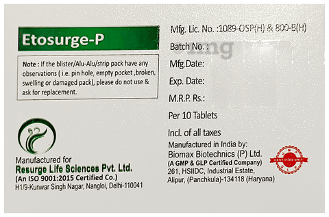 Etosurge-P Tablet image Etosurge-P Tablet image