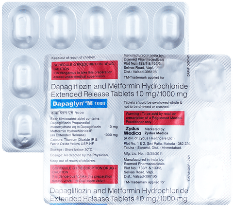 Dapaglyn M 1000 Tablet ER