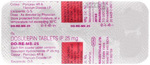 DO RE ME 25mg Tablet image