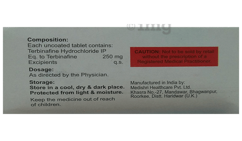 Terbiwin 250 Tablet image