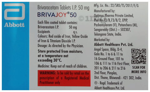 Brivajoy 50 Tablet image