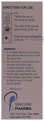 Sinflox-LP Eye Drop BAK Free