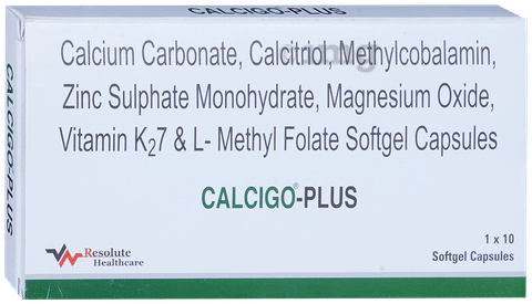 Calcigo Plus Softgel Capsule image