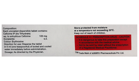 Omnicef-O 100mg Tablet DT image