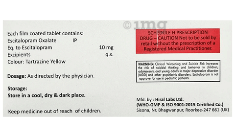 Escimet 10 Tablet image