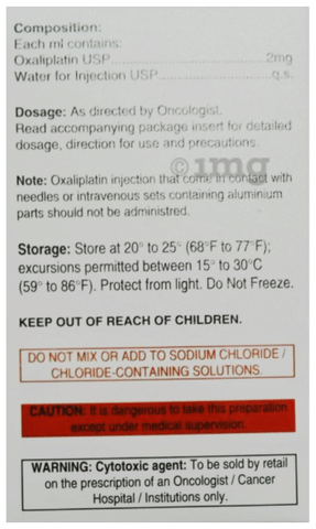 Oxalipine 50mg Injection image Oxalipine 50mg Injection image