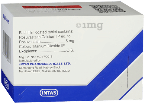 LipiTAS 5mg Tablet image LipiTAS 5mg Tablet image