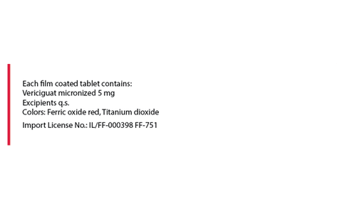 Verquvo 5mg Tablet image