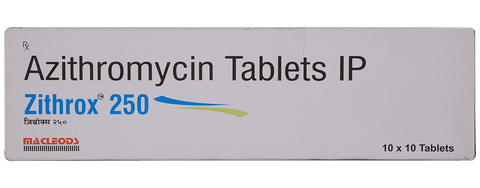 Zithrox 250 Tablet image