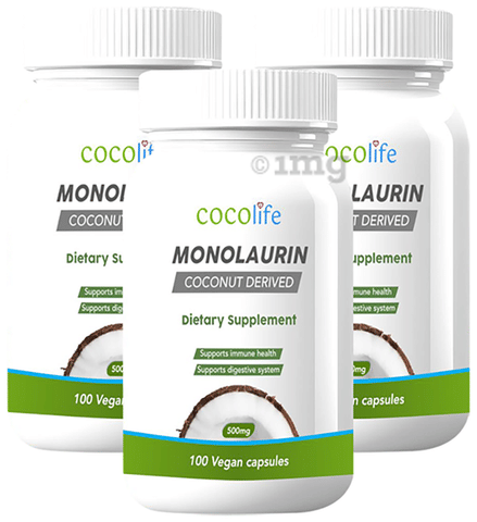 Cocolife Monolaurin Veg Capsule (100 Each) 1