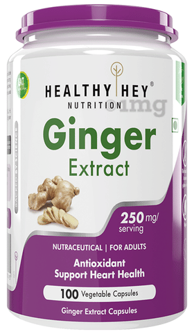 HealthyHey Ginger Extract Vegetable Capsule image