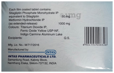 Sitara-M 50/1000 Tablet ER