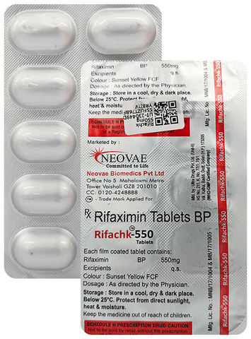 Rifachk 550mg Tablet image Rifachk 550mg Tablet image