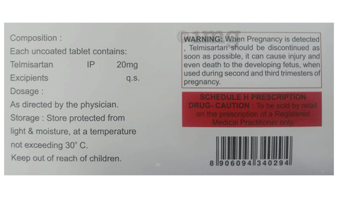 Telbrit 20 Tablet image