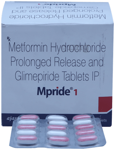 Mpride 1mg/500mg Tablet PR image Mpride 1mg/500mg Tablet PR image