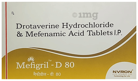 Mefigril-D 80 Tablet image Mefigril-D 80 Tablet image