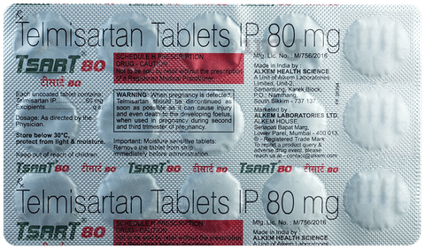 Tsart 80 Tablet image