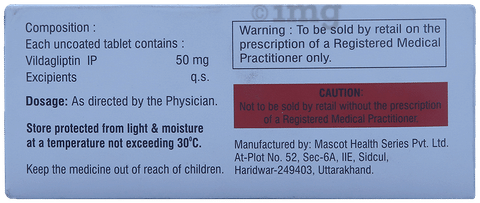 Vildatin 50mg Tablet image