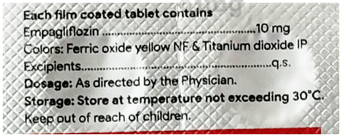 Empashield 10 Tablet image Empashield 10 Tablet image