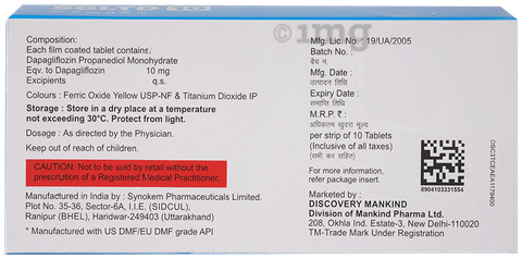 Sgltd 10mg Tablet image