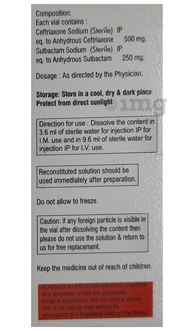 Zonbact 750 Injection image Zonbact 750 Injection image