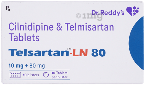 Telsartan LN 10mg/80mg Tablet