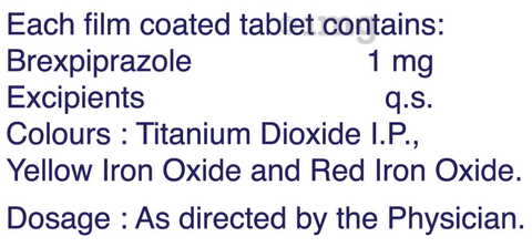 Brexilo 1 Tablet image Brexilo 1 Tablet image