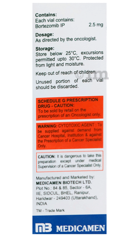 Borzomed 2.5mg Injection image