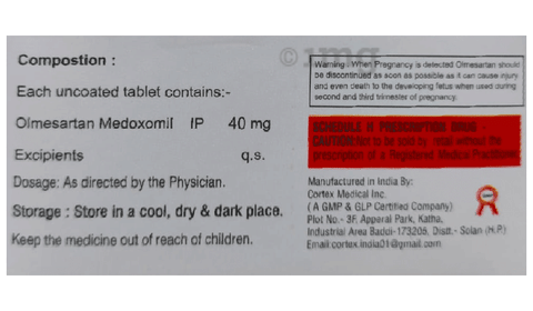 Vriolme 40 Tablet image Vriolme 40 Tablet image