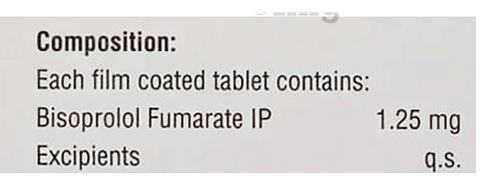Bisocor 1.25 Tablet image Bisocor 1.25 Tablet image