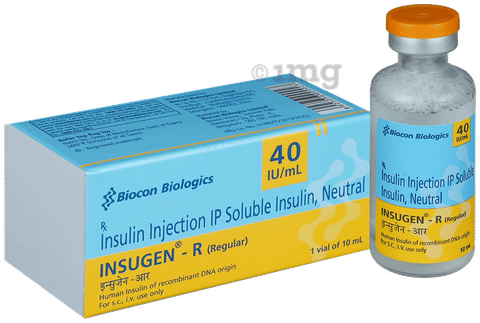 Insugen-R 40IU/ml Solution for Injection image Insugen-R 40IU/ml Solution for Injection image