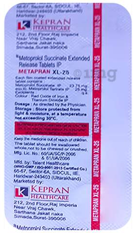 Metapran XL-25 Tablet image