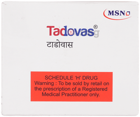 Tadovas 20mg Tablet image Tadovas 20mg Tablet image